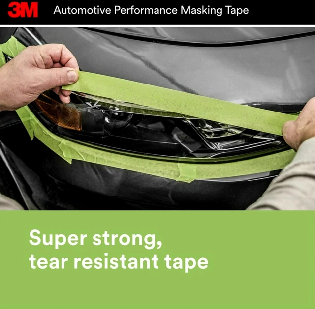 Alt view image 7 of 7 - Automotive Performance Masking Tape, 03435, 48 mm x 32 m, 1 Roll