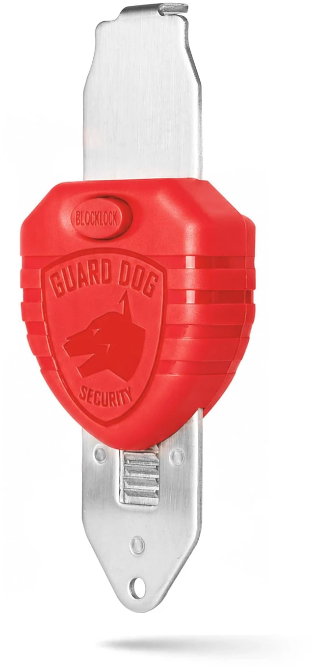 Main image of Blocklock Portable Door Lock, Hotel Door Locks for Travelers Security, Tough & Durable, Apartment Door Security, Home Security, Travel Essentials (Red 1 Pack)