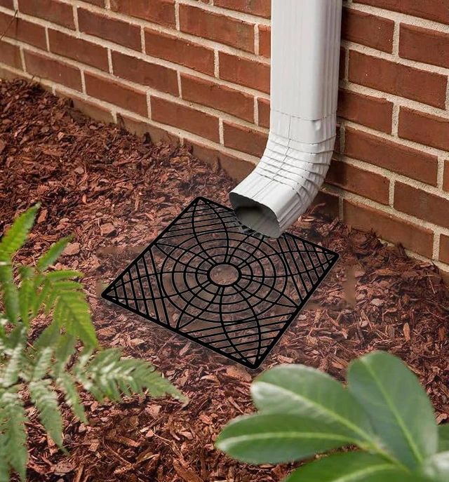 Alt view image 7 of 7 - Gutter Downspout Extensions,Catch Basin Low Profile Downspout Extender | No Deep Dig Catch Basin, Flexible Pipe Extension to 5.1ft, Protect House Foundation