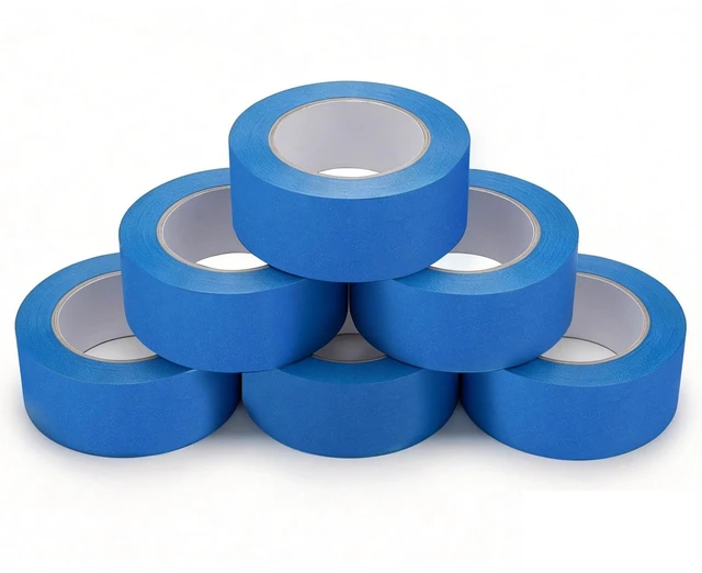 Main image of Blue Painters Tape 1.41 Inch Wide, 6 Rolls Masking Tape 1.41 in x 55 Yards, Multi-Surface Painting Tape with Clean Removal, No Residue, Easy Tear Paint Tape for Walls, DIY & Home Improvement