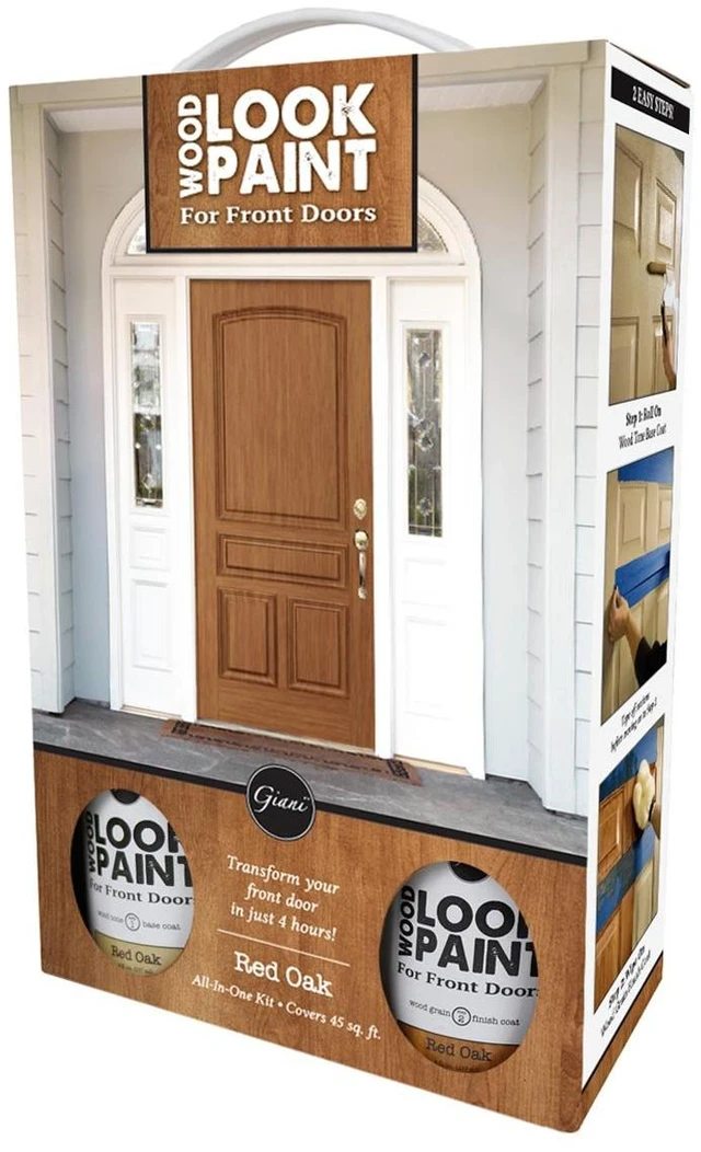 Main image of Wood Look Paint Kit for Front & Interior Doors (Red Oak)