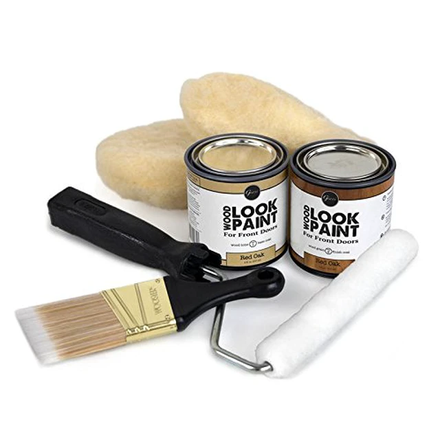 Alt view image 3 of 4 - Wood Look Paint Kit for Front & Interior Doors (Red Oak)