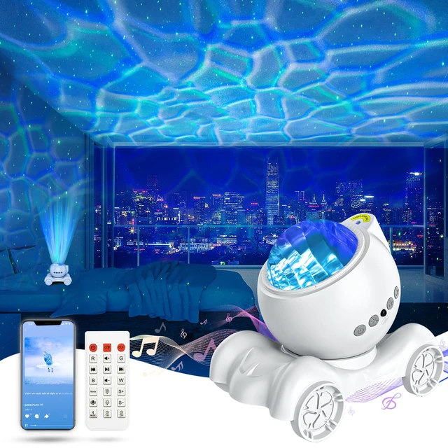 Main image of Galaxy Projector Night Light, Star Bluetooth Speaker, Solid White 33 Dynamic Light Effects, 8 Soothing White Noises, Remote Timer, 360° Adjustable Projection Angle, Ideal Gift, Home Decor