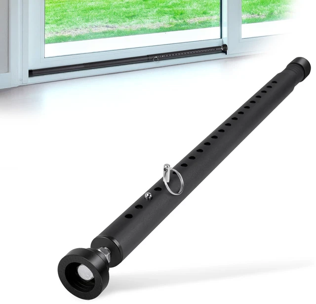Main image of Sliding Door Security Bar, 17-50 inches Window Security Bar with Rubber Tips, Sliding Door Lock Bars for Window Safety Bars Home Apartment Safety, Home Apartment Patio Heavy Duty Interior