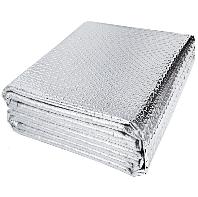 Main image of Double Reflective Insulation RV Window Insulation for Summer Heat Reflective Window Film for Roof, Car, Garage Doors, 24 in X 10 FT