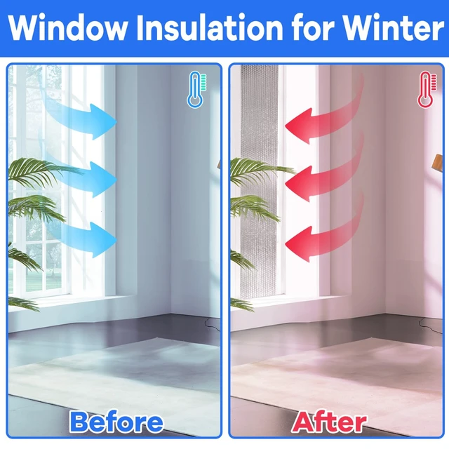 Alt view image 2 of 6 - Double Reflective Insulation RV Window Insulation for Summer Heat Reflective Window Film for Roof, Car, Garage Doors, 24 in X 10 FT