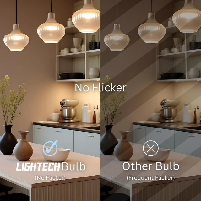 Alt view image 5 of 7 - A19 LED Light Bulbs, 12 Pack, 60 Watt Equivalent, 9W Soft White Warm White 3000K LED Light Bulb, 810 LM, Bedroom, Living Room, Kitchen, Garage, Soft White LED Light Bulbs, Non-Dimmable, E26, UL Listed