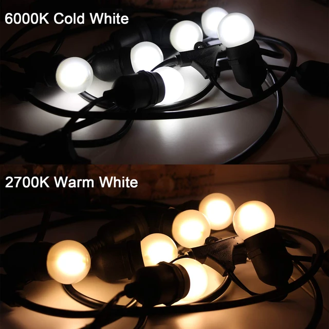 Alt view image 3 of 7 - G40 1.5w Dim Led Bulb Equal 15 Watt Light Bulbs Bright White 6000k Standard E26 Base Frosted Glass for Home Decorative, Fridge Freezer Lamp,String Light CRI 90+, 150lm,4 Pack