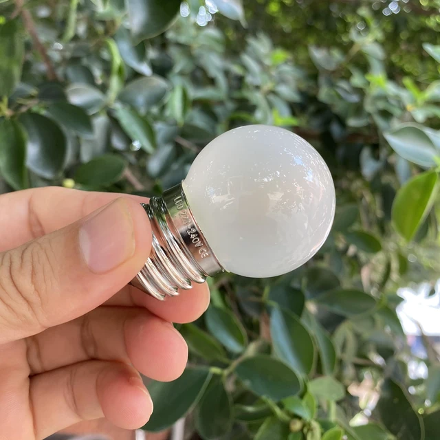 Alt view image 7 of 7 - G40 1.5w Dim Led Bulb Equal 15 Watt Light Bulbs Bright White 6000k Standard E26 Base Frosted Glass for Home Decorative, Fridge Freezer Lamp,String Light CRI 90+, 150lm,4 Pack