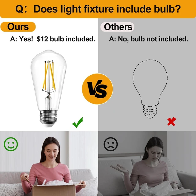 Alt view image 4 of 7 - Industrial Semi Flush Mount Ceiling Light Oil Rubbed Bronze, 800 Lumen LED Bulb Included, Clear Glass Shade Ceiling Light Fixture, Light Fixture for Hallway Bathroom Bedroom, Hanging Light Fixtures