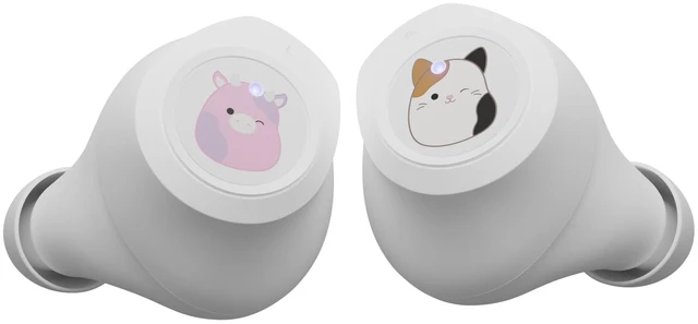 Alt view image 2 of 7 - Squishmallows Bluetooth Earbuds with Charging Case- Wireless Headphones with Built-in Mic + Up to 30 Hours Playtime Squishmallows Gifts for Girls, Boys, Women, Men and All Squish Squad Fans