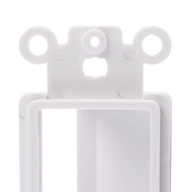 Alt view image 6 of 7 - TRADESAFE Recessed Cable Wall Plate to Hide TV Cords, Side Opening, 2 pcs For In-Wall Cable Management, White Single Gang Side Opening Plate with Low Voltage Mounting Bracket, ETL-Listed