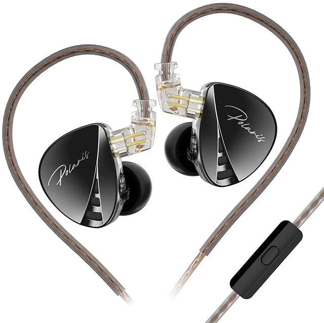 Main image of Polaris 4 Tone Adjustable in Ear Monitor Headphones, High-Sensitivity Dual-Cavity Dynamic Driver IEM Earphones, HiFi Stereo Gaming Earbuds with 2pin Detachable Cable