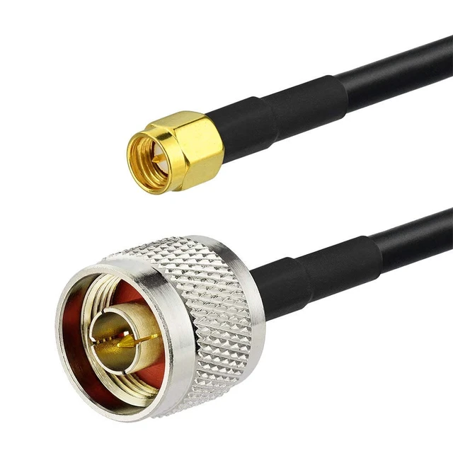 Alt view image 2 of 6 - N Male to SMA Male RG58 Cable 3ft + 5pcs Coax Adapter Kit 50 Ohm Low Loss n to sma cable kit for WiFi Router GPS Receiver Antenna Booster Gateway 3G 4G 5G ADS-B Antenna etc