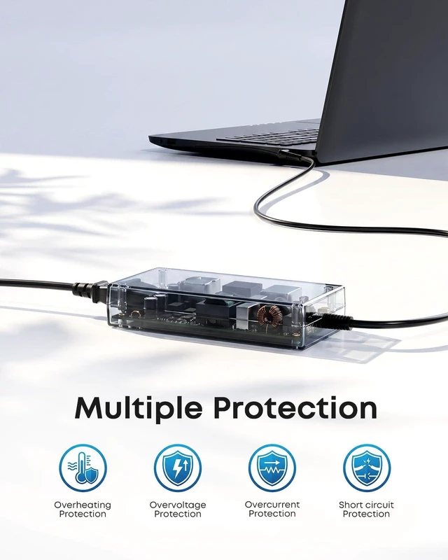 Alt view image 5 of 6 - 230W Charger Fit for MSI GS66 Stealth Eluktronics Gigabyte Laptop Compatible Eluktronics MAG MAX Mech 15, Gigabyte Aero Aorus 15, Intel NUC PC, Chicony A17-230P1A, MSI GS65 GS75 GS76 Stealth