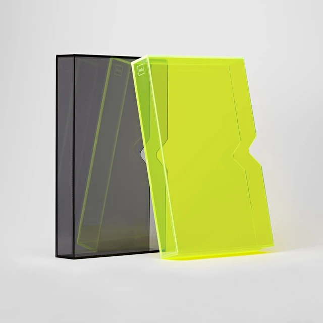 Main image of Cp2 Book Case (Smoke Gray) / CD Player Case Storage Interior Decor Scratch-Resistant Full Protection