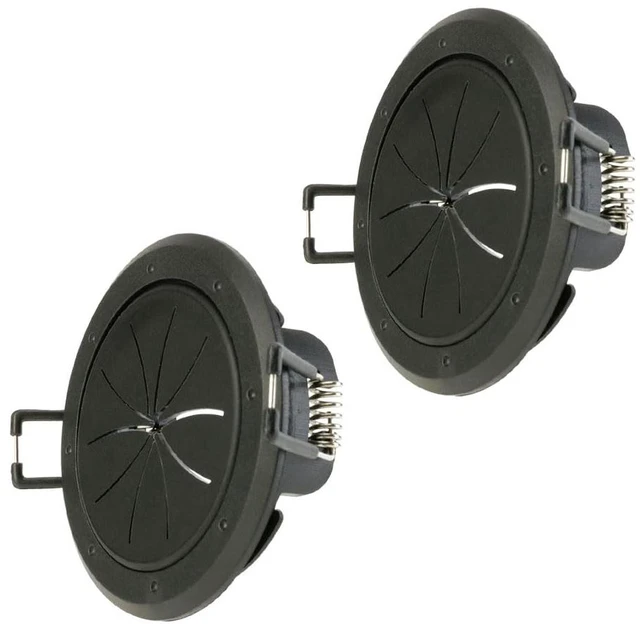 Main image of Construct Pro SpeedyZ Spring-Lock 2 Cable Pass Through Port (Black/Pair)