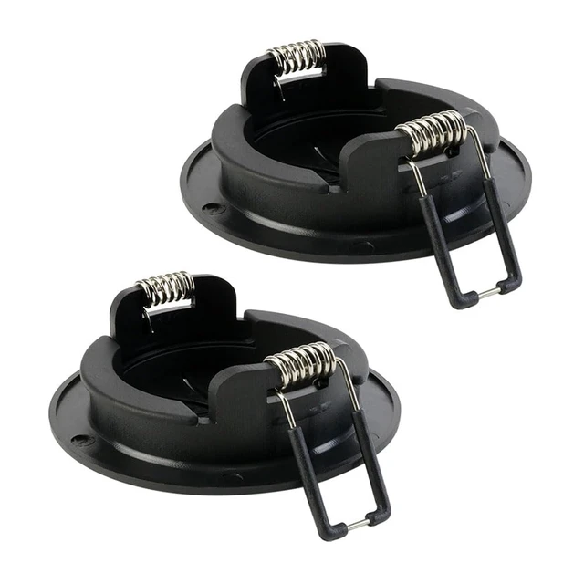 Alt view image 5 of 7 - Construct Pro SpeedyZ Spring-Lock 2 Cable Pass Through Port (Black/Pair)