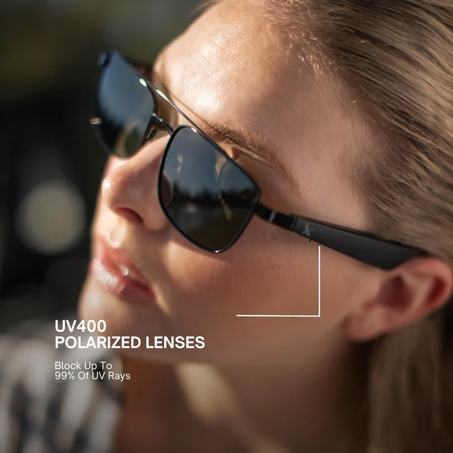 Alt view image 5 of 6 - Lucyd Navigator Smart Audio Sunglasses for Men, Polarized UV400 Standard fit, polarized UV400 glare cut, AI voice assistant, hands-free calls & music for driving & travel