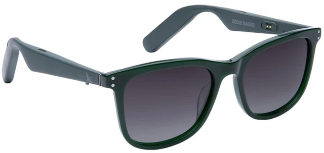 Main image of Lucyd Velocity Smart Audio Sunglasses for Men, Polarized UV400 Standard fit, polarized UV400 lenses, AI voice assistant, wireless calls & music for commuting & outdoors