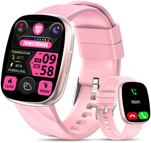 Main image of Kids Smart Watch for Boys & Girls, 1.78" HD Touchscreen Fitness Tracker with Heart Rate & Sleep Monitor, Sports Activity Watch with Pedometer, Birthday Gift for 5-16 Year Olds (Arcy-Pink)