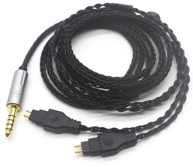 Alt view image 7 of 7 - 4.4mm Balanced Cable Replacement Upgrade Cord Compatible with Sennheiser HD600 HD650 HD660S HD660S2 HD6XX HD580 HD58X Headphones Silver Plated Copper Cable 5ft/1.5m