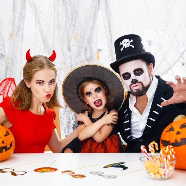 Alt view image 5 of 7 - 512" x 85" Halloween White Creepy Cloth,Large Spooky Fabric Halloween Scary Gauze Creepy Cloth for Haunted House Halloween Party Yard Wall Doorway Outdoors Decoration