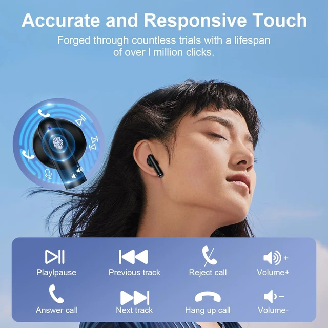 Alt view image 4 of 7 - Wireless Earbuds Bluetooth Headphones for Samsung Galaxy S26 S25 Ultra S24 S23 S22 S21 S20 FE A16 5G A15 A14 A57 A56 A55 A54 A37 A36 A35, Wireless Charging Case Digital Display Ear Buds with Deep Bass