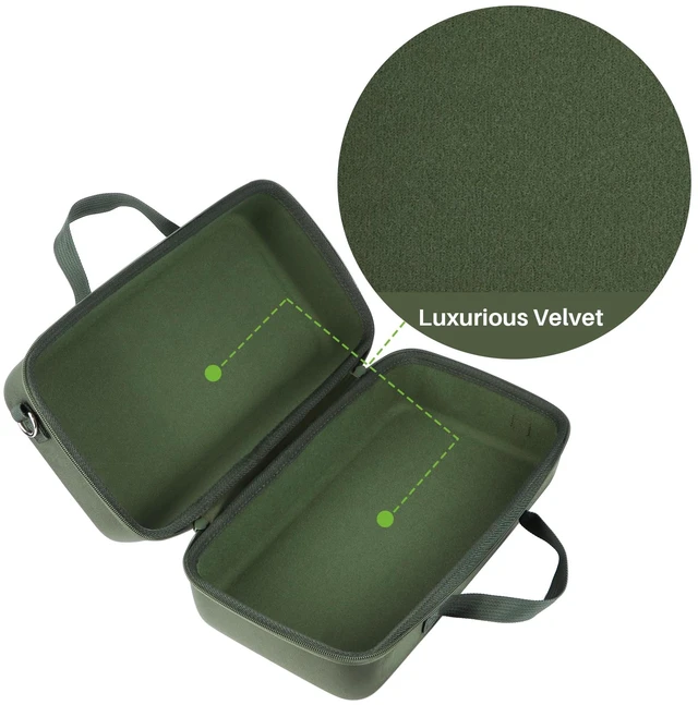 Alt view image 4 of 7 - Storage Case Compatible with Sony ULT Field 5 Portable Speaker Lightweight & Carry, Dustproof Storage, Travel Friendly, Portable for Daily Use, Black Case