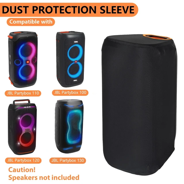 Alt view image 3 of 7 - Dust Cover for JBL PartyBox 110/100/120/130 Portable Party Speaker Stretch Dust Case Sleeve for Home or Outdoor
