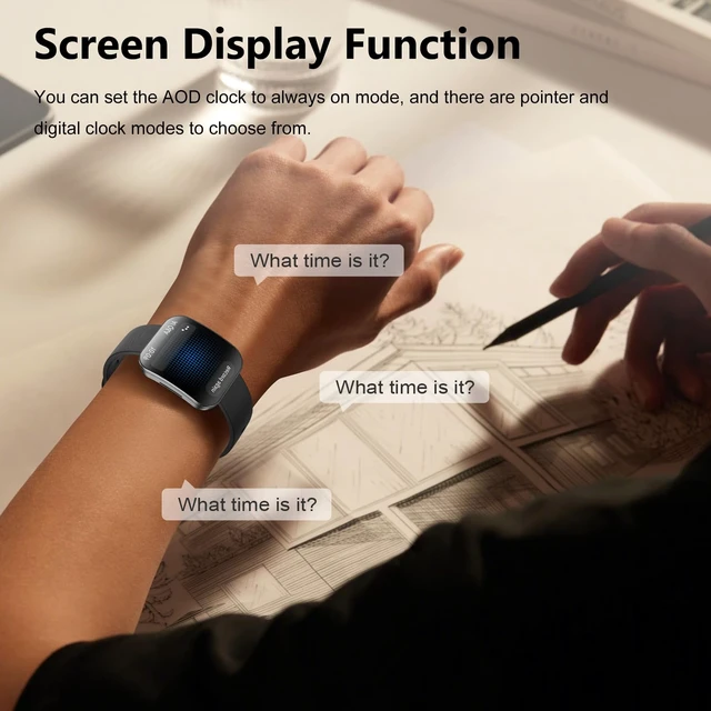Alt view image 5 of 7 - Smart Watch for Women, 1.85" HD Fitness Tracker Matte Black Answer/Make Calls, for Android & iPhone, Heart Rate/Sleep/Sports Monitor Smartwatch, IP68 Waterproof