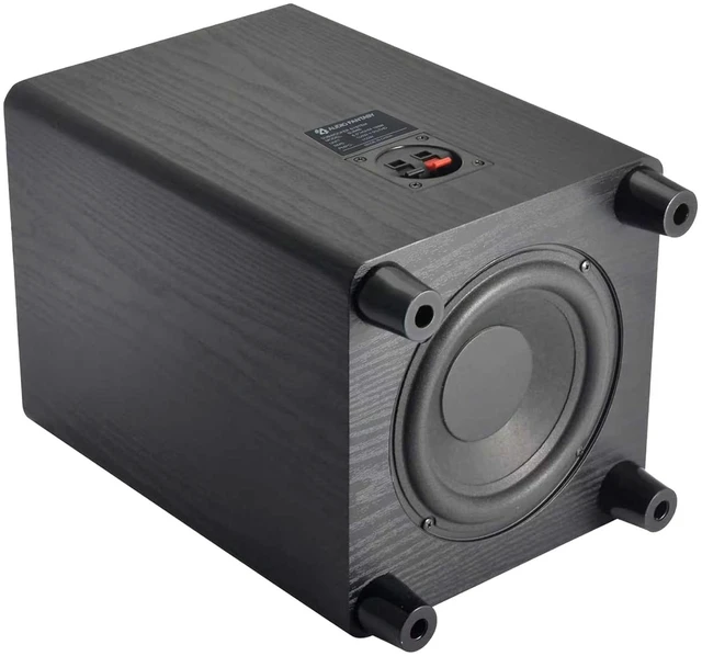 Alt view image 6 of 7 - Audio Fantasy 6.5 Inch Passive Subwoofer, 100W RMS Deep Bass, 150W Peak, 4 Ohm Home Theater Speaker, MDF Wood Cabinet with Anti-Shock Base for Studio & Party, SUB65 Black