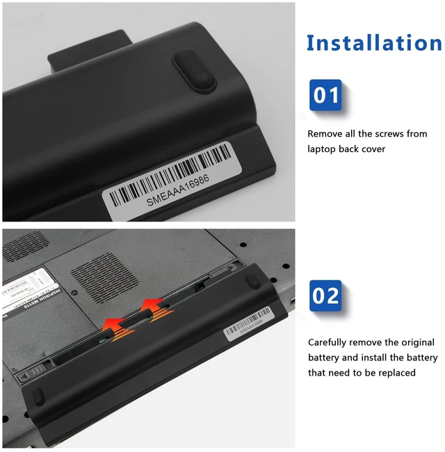 Alt view image 6 of 6 - 01AV427 T480 Laptop Battery Replacement for Len OVO ThinkPad T480 T470 P52S T570 T580 A485 P51S A475 TP25 Series SB10K97584 SB10K97585 X50M08812 4X50M08812 01AV490 01AV492 01AV423 01AV422 01AV428