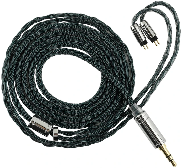 Main image of Tripowin Zonie 16 Core Silver Plated IEM Cable, 2pin 0.78mm, 4.4mm 1.25m SPC in Ear Monitor Wire, Earphone Upgraded Cords for 7hz Zero:2 Orchestra Lite Cadenza Hype4 Supermix4, Moss