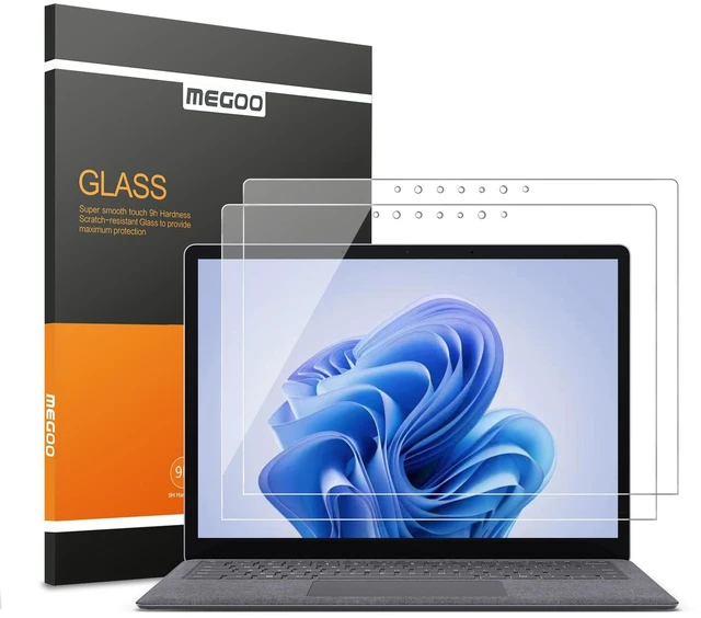 Main image of AmorShield Tempered Glass Screen Protector for Surface Laptop 6 15" Scratch Resistant, Ultra Clear, Smooth Touch, Fingerprint Resistant, for Surface 6/5/4/3 15 inch, 2-Pack