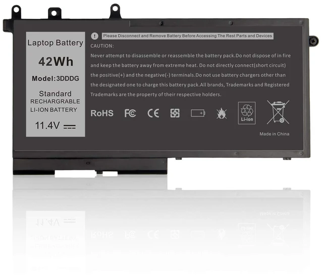 Main image of 3DDDG (42Wh) Battery Compatible with Dell Latitude 5280 E5280 5290 5480 E5480 5490 5580 5590 03VC9Y 45N3J