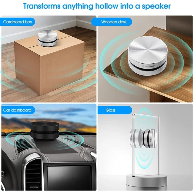 Alt view image 4 of 7 - Wirelessly BT Mini Speaker Bone Conduction Portable Wireless Speaker Stereo Bass Sound Creative Portable Speaker Mini Size Music Player Built-in Mic Sound Box