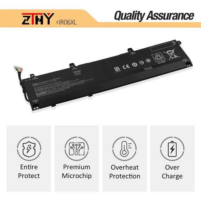 Alt view image 5 of 7 - 83Wh IR06XL Laptop Battery Replacement for HP ZBook Power G7 G8 G9 G10 ZBook Power G10 A Mobile Workstation Battery IR06083XL IRO6XL M02029-005 M01523-2C1 TPN-DB0C M01523-2C2 11.58V 6-Cell 6880mAh
