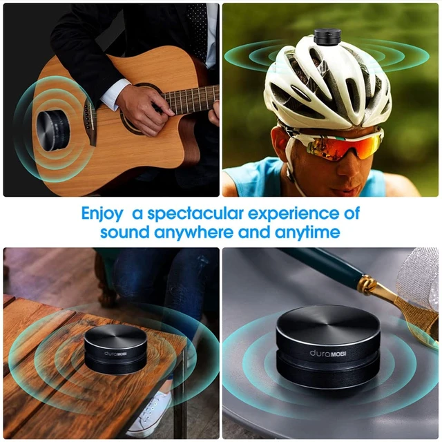 Alt view image 4 of 7 - BT Mini Speaker Bone Conduction Portable Wireless Speaker BT 5.0 Creative Speaker 115db Sound Mini Size Music Player 6hrs Playtime Sound Box Black/Red/Silver