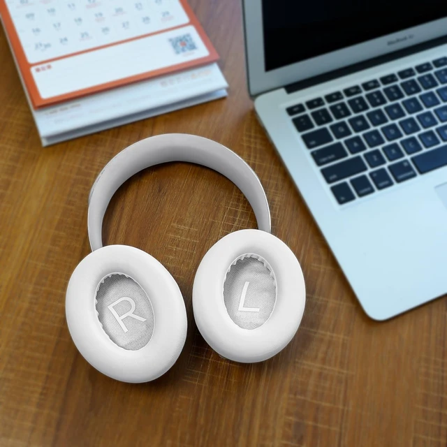 Alt view image 6 of 7 - Replacement Ear Pads for Bose NC700 Noise Cancelling Headphones 700 (White) Upgrade Protein Leather Ear Cushions