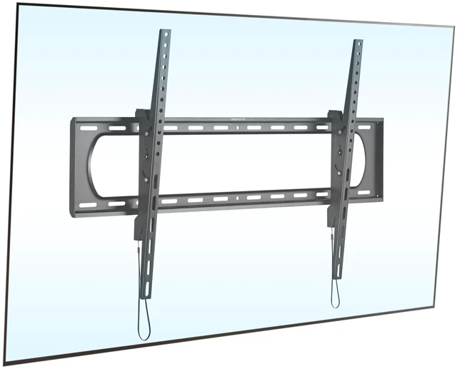 Main image of 98 Inch TV Wall Mount, Heavy Duty Tilting Bracket, Holds 264 lb Fits 60-120 in TVs incl 75, 85, 100, 115 in, one-piece wall plate, VESA 400x400-900x600, tool-free tilt, flat & curved