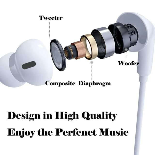 Alt view image 2 of 7 - USB C Wired Earphones for iPhone 17 16 15, Apple MFi Certified 2 Pack Type C Wired Headphones for iPhone 17 16 15 Pro Max, iPad Pro,Samsung Galaxy S25 S24 Ultra,Pixel 9, Noise Cancelling Earbuds