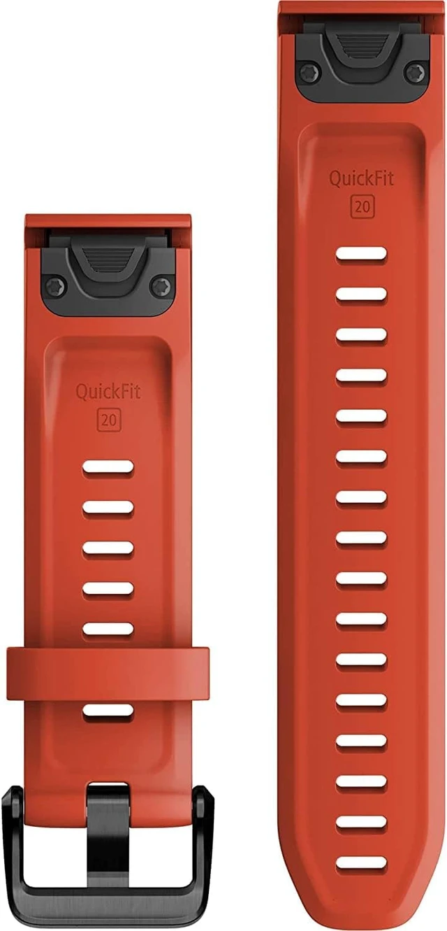 Alt view image 2 of 7 - QuickFit Watch Bands (20mm), suitable for selected fnix-, epix-, Descent-, D2-, Instinct- and Approach series smartwatches, Original accessory, Silicone