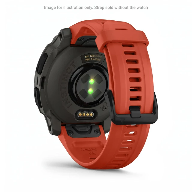 Alt view image 5 of 7 - QuickFit Watch Bands (20mm), suitable for selected fnix-, epix-, Descent-, D2-, Instinct- and Approach series smartwatches, Original accessory, Silicone