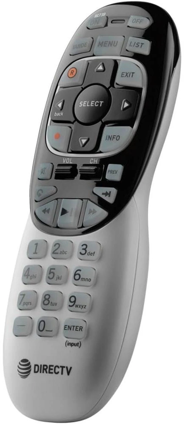 Main image of DirecTV RC73B Universal Backlit Remote Backlit replacement remote for compatible DirecTV receivers with familiar navigation and device controls