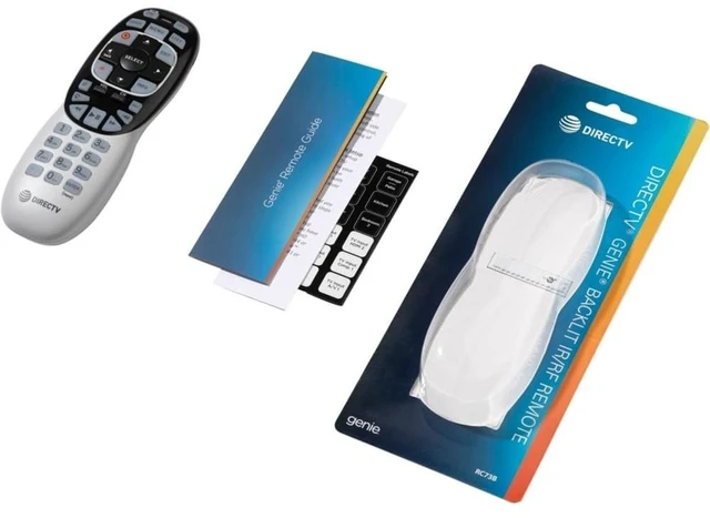 Alt view image 5 of 5 - DirecTV RC73B Universal Backlit Remote Backlit replacement remote for compatible DirecTV receivers with familiar navigation and device controls