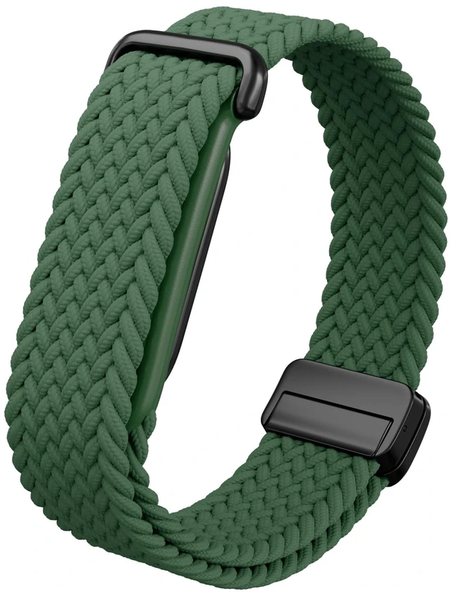 Main image of Magnetic Braided Band Compatible with Google Fitbit Air Magnetic Closure Braided Woven Design Adjustable Fit Soft Daily Wear