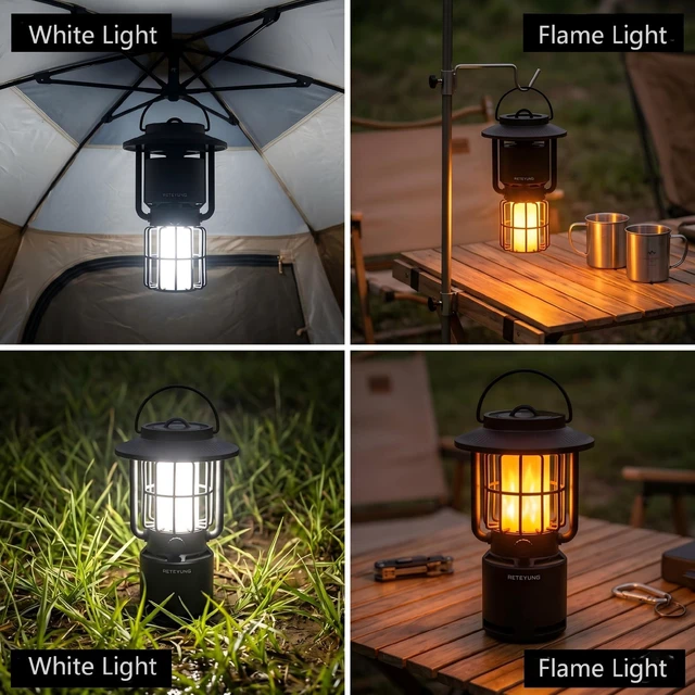 Alt view image 2 of 7 - Outdoor Bluetooth Speakers Waterproof with Atmosphere Light,Gifts for Men Women Dads,10W Wireless Portable Speaker with LED Flickering Torch Lights for Camp/Patio/Pool/Yard/Home Decor(2 Pcs)