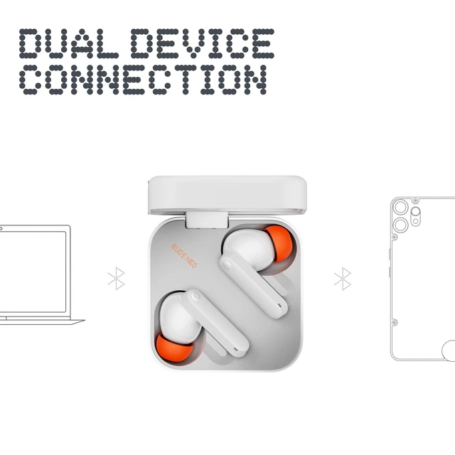Alt view image 6 of 7 - Buds Neo, True Wireless Earbuds, 52H Playtime, Dark Blue 35dB Active Noise Cancelling, Bluetooth 6.0, Water-Resistant, 4 Mics for Clear Calls, Spatial Audio&EQ, Customizable via App