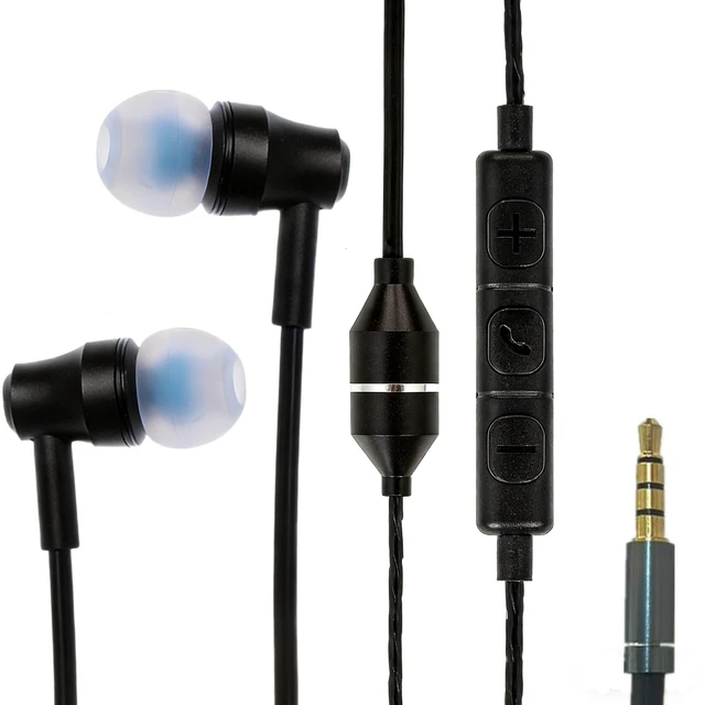 Alt view image 2 of 7 - Air Tube Headphones with 3.5mm Jack, EMF Blocking Earphones, Anti-Radiation Headsets with Ear Hooks, Radiation Free Earbuds, Comfortable & Safe Stereo Sound. (Black)
